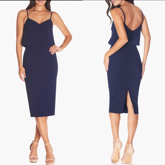 Dress the Population Dresses & Skirts - NWT Dress The Population Alondra Dress Midnight Blue